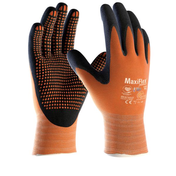 Monteringshanske ATG MaxiFlex ENDURANCE 42-848 med dots Størrelse 9